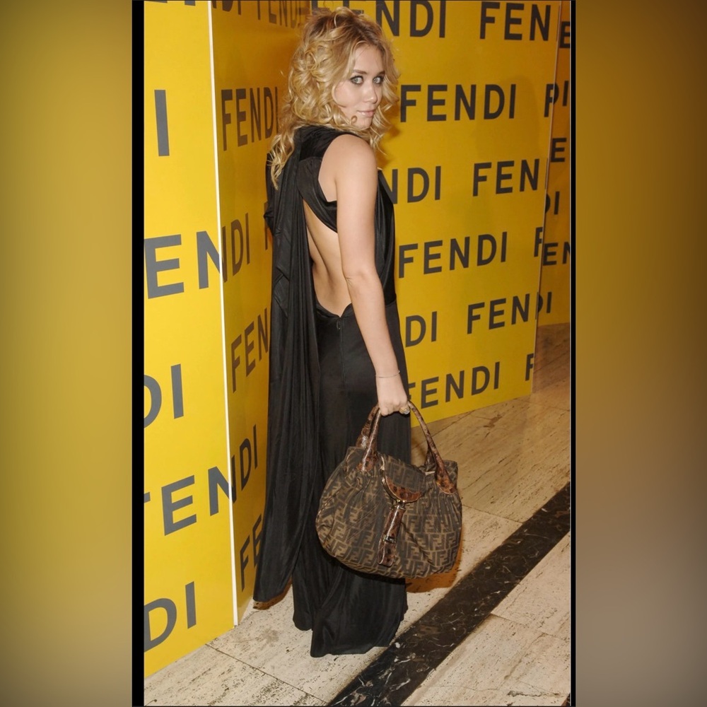 Fendi Brown Zucca Spy Bag VINTAGE AND RARE 💯 Authentic - Picture 10 of 12